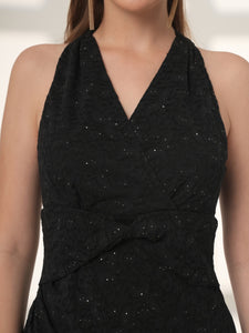 Elara - Scalloped Hem Lace Dress