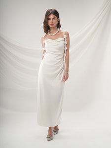 Celeste - Satin Cowl Gown