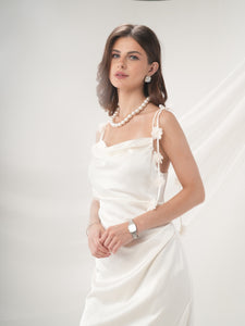 Celeste - Satin Cowl Gown