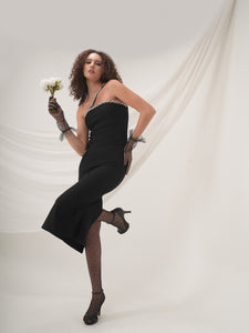 Elena - Asymmetric Column Gown