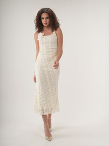 Amara - Lace Rose Gown