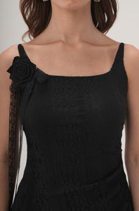 Amara - Lace Rose Gown