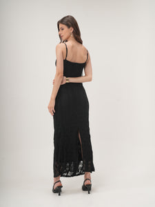 Amara - Lace Rose Gown