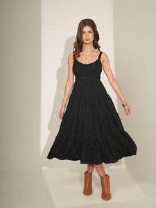 Valentina - Textured Midi Dress